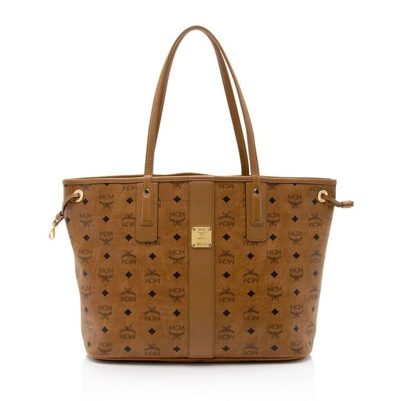 MCM Handbags - MCM Visetos Liz Reversible Medium Shopper Tote